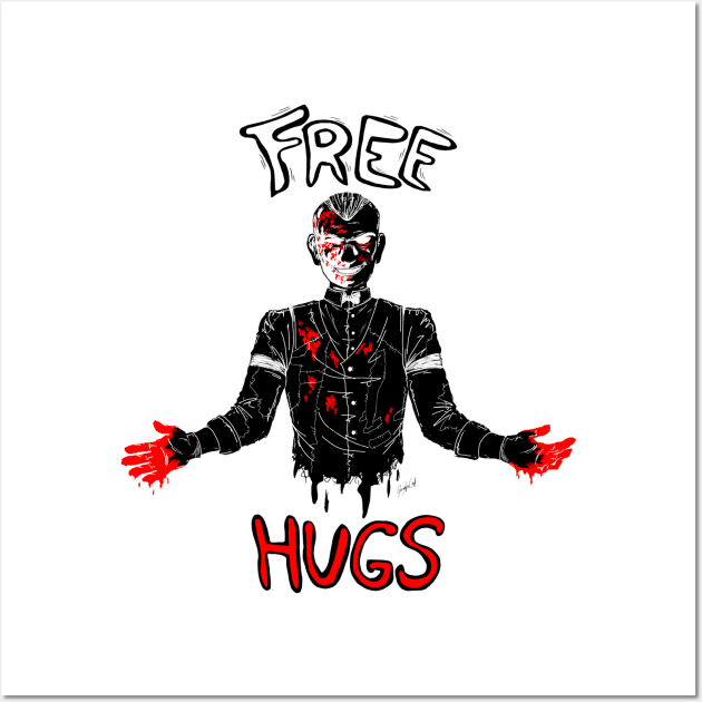 Eddie Gluskin Free Hugs Wall Art by GogetaCat